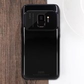 MOFI volledige dekking hoog aluminiumoxide glas + pc + lens Face Parnt beschermende achterkant van de behuizing voor Galaxy S9 (zwart)