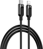 JOYROOM S-M412 PD-snellaadkabel 8-pins naar USB-C / Type-C datakabel, lengte: 1m (zwart)