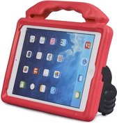 Schokbestendige EVA-duimbumperhoes met handvat en houder voor iPad 9.7 (rood)