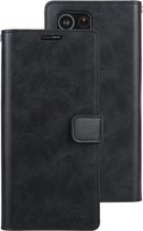 Voor Samsung Galaxy S21 Ultra 5G GOOSPERY Mansoor Serie Crazy Horse Textuur Horizontale Flip Lederen Case Met Beugel & Card Slot & Portemonnee (Zwart)