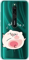 Voor Xiaomi Redmi Note 8 Lucency Painted TPU Protective (Hit The Face Pig)