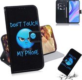 Voor Huawei P Smart S / Enjoy 10S / Y8P Gekleurde Tekening Horizontale Flip Leren Case met Houder & Kaartsleuf & Portemonnee (Woede)