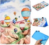 Voor Huawei MediaPad M5 8.4 Geschilderde Horizontale Platte Lederen Case met Slaapfunctie & Kaartsleuf & Gesp Antislip Strip & Beugel & Portemonnee (Ballon)