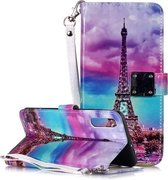 Magisch 3D Helder Gekleurd Tekening Patroon Horizontale Flip PU Leren Case met Houder & Kaartsleuven & Portemonnee & Fotolijst voor Galaxy A50 (Iron Tower)