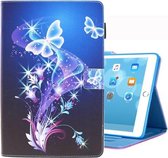 Voor iPad 10.2 inch Gekleurde Tekening Patroon Horizontale Flip Leren Case met Houder & Kaartsleuven & Fotolijst (Fantasie Vlinder)