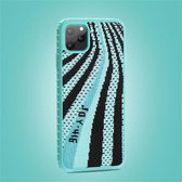 Voor iPhone 11 Pro JOYROOM Coconut Series Luminous PC + TPU beschermhoes (blauw)