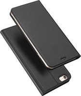 DUX DUCIS Skin Pro Series horizontale flip PU + TPU lederen hoes voor iPhone 6 Plus & 6s Plus, met houder en kaartsleuven (grijs)