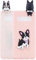 Voor Galaxy S10 3D Cartoon patroon schokbestendig TPU beschermhoes (schattige hond)