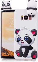 Voor Galaxy S8 + schokbestendige Cartoon TPU beschermhoes (Panda)