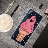 Voor OnePlus Nord N10 5G schokbestendig geverfd transparant TPU beschermhoes (grote kegel)