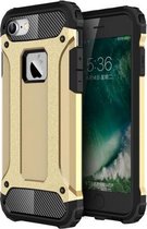 Voor iPhone 8 & 7 Tough Armor TPU + pc-combinatiehoes (goud)