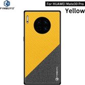 Voor Huawei Mate 30 Pro PINWUYO Rong-serie schokbestendige pc + TPU + beschermhoes van chemische vezeldoek (geel)