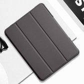 Voor iPad 10.2 Mutural Horizontale Flip PC + TPU + PU lederen tas met houder en pen-sleuf (grijs)