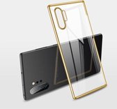 Voor Galaxy Note10 + X-level Dawn-serie Transparante ultradunne TPU-hoes (goud)