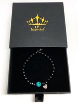 Bracelet pour femme GS Imperial® | Bracelet femme en Natuursteen avec Perles en grès |Bracelet perlé dames