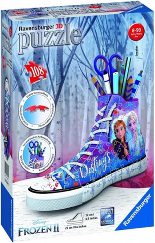 Ravensburger Sneaker Disney Frozen 2 – 3D puzzel – 108 stukjes