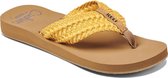 Reef Cushion Threads Dames Slippers - Yellow - Maat 37.5