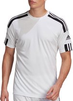 adidas Squadra 21 Sportshirt - Maat M  - Mannen - Wit/Zwart