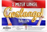 Folieballon Geslaagd 100x30 cm