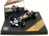 Lotus 49B Jo Siffert South African GP 1969 (Blauw) (10 cm) 1/43 Quartzo - Modelauto - Schaalmodel - Model auto - Miniatuurautos - Miniatuur auto - Max Verstappen - Race auto wagen