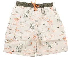 Ducksday - UV zwemshort - voor jongens - boardshort - Surf - UPF 50+ - Waikiki