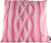 Unique Living Sierkussen - Pink Wool - 45 x 45 cm - roze
