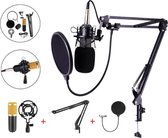 Microfoon - Microfoon Arm - Studio Microfoon - Microfoon voor PC - Microfoon Karaoke - Pop filter - Plopkap - Standaard