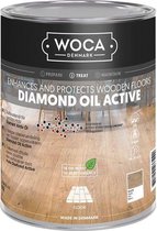 Onderhoudsolie - Woca - Diamond oil active - Carbon black - 0,25 L