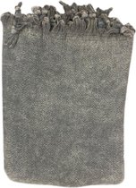 Picknick kleed/ Grand foulards Antraciet/Zwart 175cmx220cm