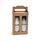 Soap & Gifts Giftset Message On A Bottle Wit/bruin 2-delig