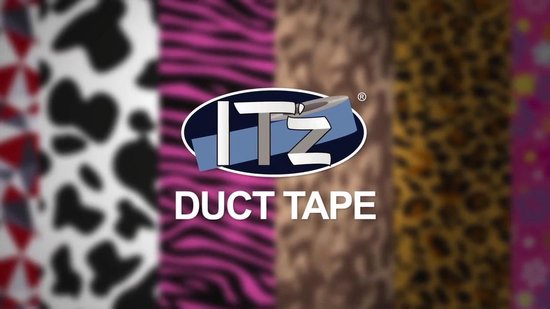 IT'z Duct Tape 39- Triangle Rood / Zwart 3 stuks 48 mm x 10m | tape - plakband - ducktape - ductape