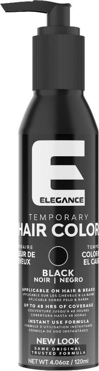 Elegance Semi Permanent Hair Color Black 120 ml (Semi Permanente Verf)