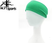 MJ Sports Hoofdband - Hoofdband Sport - Zweetband - Haarband - Sporthaarband - Hardlopen - Unisex - Groen