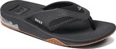 Reef Kids Fanning Jongens Slippers - Black/Silver - Maat 33.34