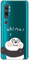 Voor Xiaomi CC9 Pro Lucency Painted TPU Protective (Face Panda)