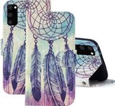 Voor Samsung Galaxy S20 FE 3D Schilderen Patroon Gekleurde Tekening Horizontale Flip PU Lederen Case met Houder & Kaartsleuven & Portemonnee (Veer Windgong)