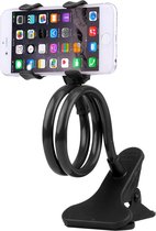 Support universel multifonction flexible à bras long pour tête de lit, chevet, support pour téléphone de voiture, support pour tablette, pour iPhone, iPad, Samsung, HTC, Sony, Google, Huawei, Xiaomi, Meizu, OPPO (Noir)