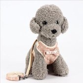 Universal Dog Back Pet Chest Rope Trekkabel Chain Hondenriem, maat: S (roze)