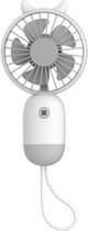 C2261 USB draagbare grote wind Superstille mini multifunctionele handventilator (wit)