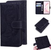 Voor Samsung Galaxy Note10 Lite / A81 Tiger Embossing Pattern Horizontale Flip lederen tas met houder & kaartsleuven & portemonnee (zwart)