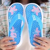Romantic Cherry Blossom lichtgewicht en comfortabele slippers voor dames (kleur: blauw, maat: 36)