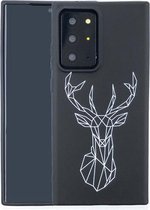 Voor Samsung Galaxy Note20 Ultra Painted Pattern Soft TPU Case (Elk)