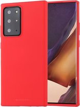 Voor Samsung Galaxy Note20 Ultra GOOSPERY ZACHT GEVOEL Vloeibare TPU Valbestendige zachte hoes (rood)