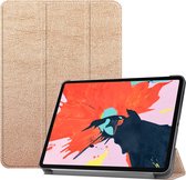 Apple iPad Pro 12.9 (2018) Hoes - Mobigear - Tri-Fold Serie - Kunstlederen Bookcase - Roségoud - Hoes Geschikt Voor Apple iPad Pro 12.9 (2018)