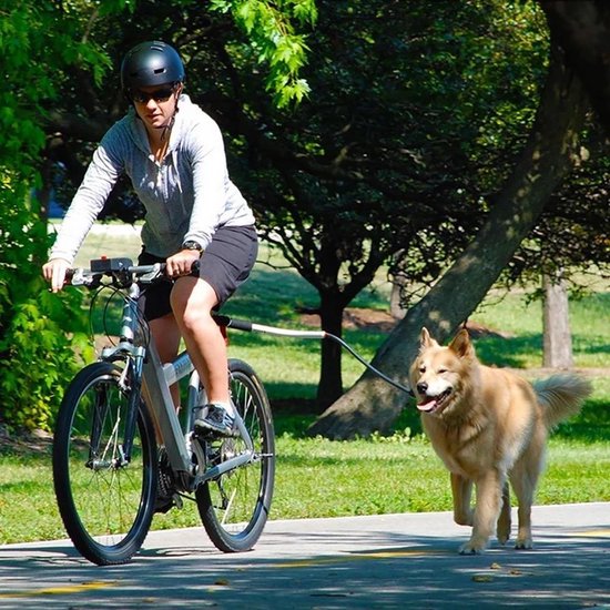 Fiets hondenriem - Fietsbeugel voor de Hond Fietsbeugel - Dog-... | bol.com