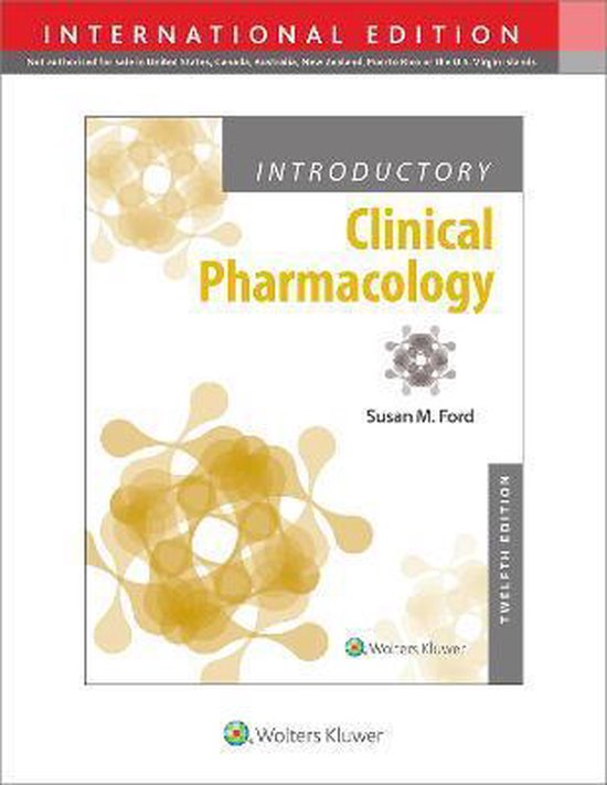 Introductory Clinical Pharmacology 9781975172824 Susan M Ford