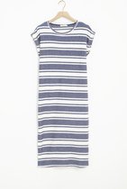 Sissy-Boy - Blauw wit gestreept t-shirt jurk