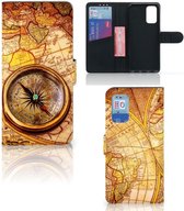 GSM Hoesje Samsung Galaxy A32 4G | A32 5G Enterprise Editie Magnet Case Kompas