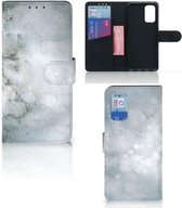 Flip case Samsung Galaxy A32 4G | A32 5G Enterprise Editie Smartphone Hoesje Painting Grey