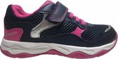 Geox velcro elastiek Mesh sportieve sneakers Calco Navy fuxia mt 37